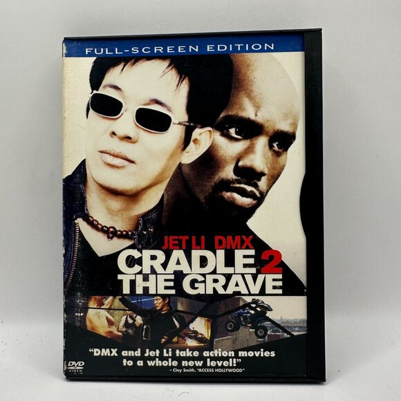 Jet Li & DMX Cradle 2 The Grave DVD Full-Screen Edition Rated R Warner Bros - Picture 1 of 4